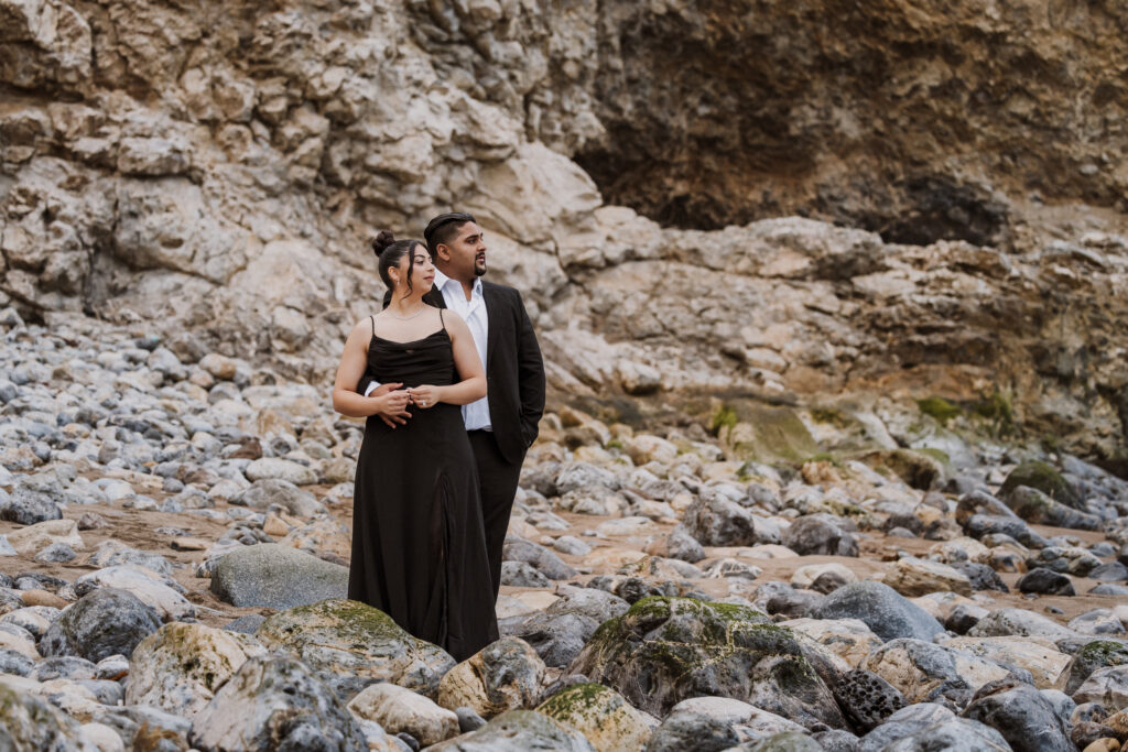 engagement session on the palos verdes shoreline at terranea resort