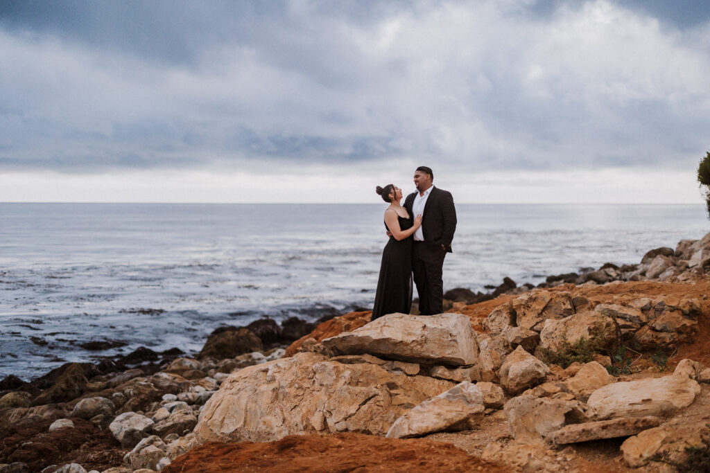 engagement session on the palos verdes shoreline at terranea resort