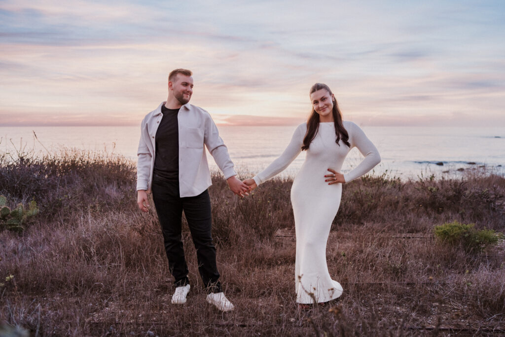 palos verdes wedding photographer engagement session at terranea resort