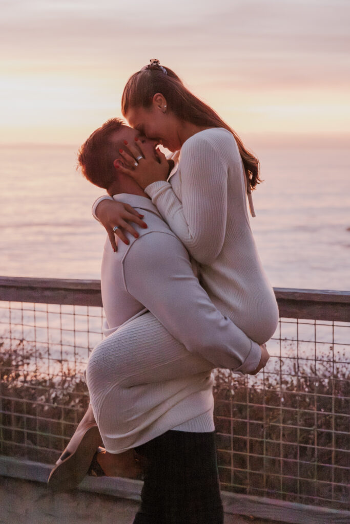 palos verdes wedding photographer engagement session at terranea resort