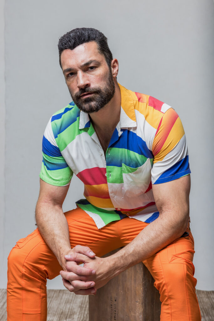 personal branding male model, fitness, and beach fashion.