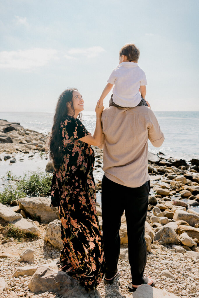 palos verdes family maternity mini session RAT Beach